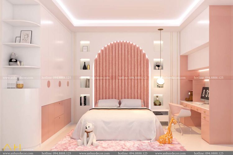 Thiết kế thi công phòng ngủ bé Suri