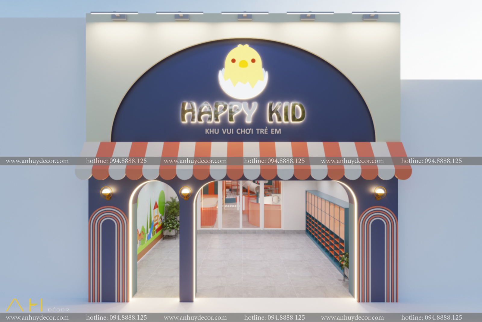 Thiết kế thi công khu vui chơi Happy Kid Binh Thuận.
