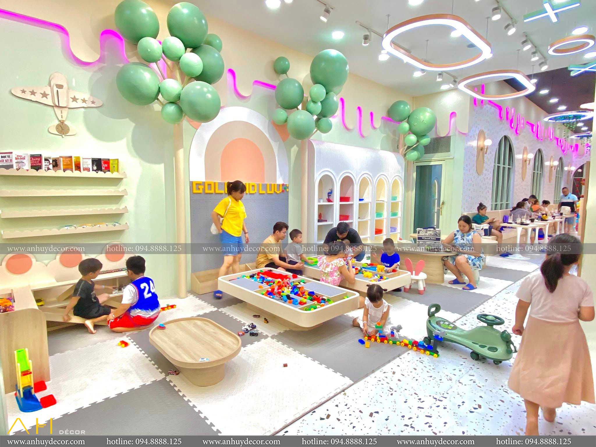 Hình ảnh thực tế Khu Vui Chơi Gold Premium Kidsplay Cafe Gò Vấp