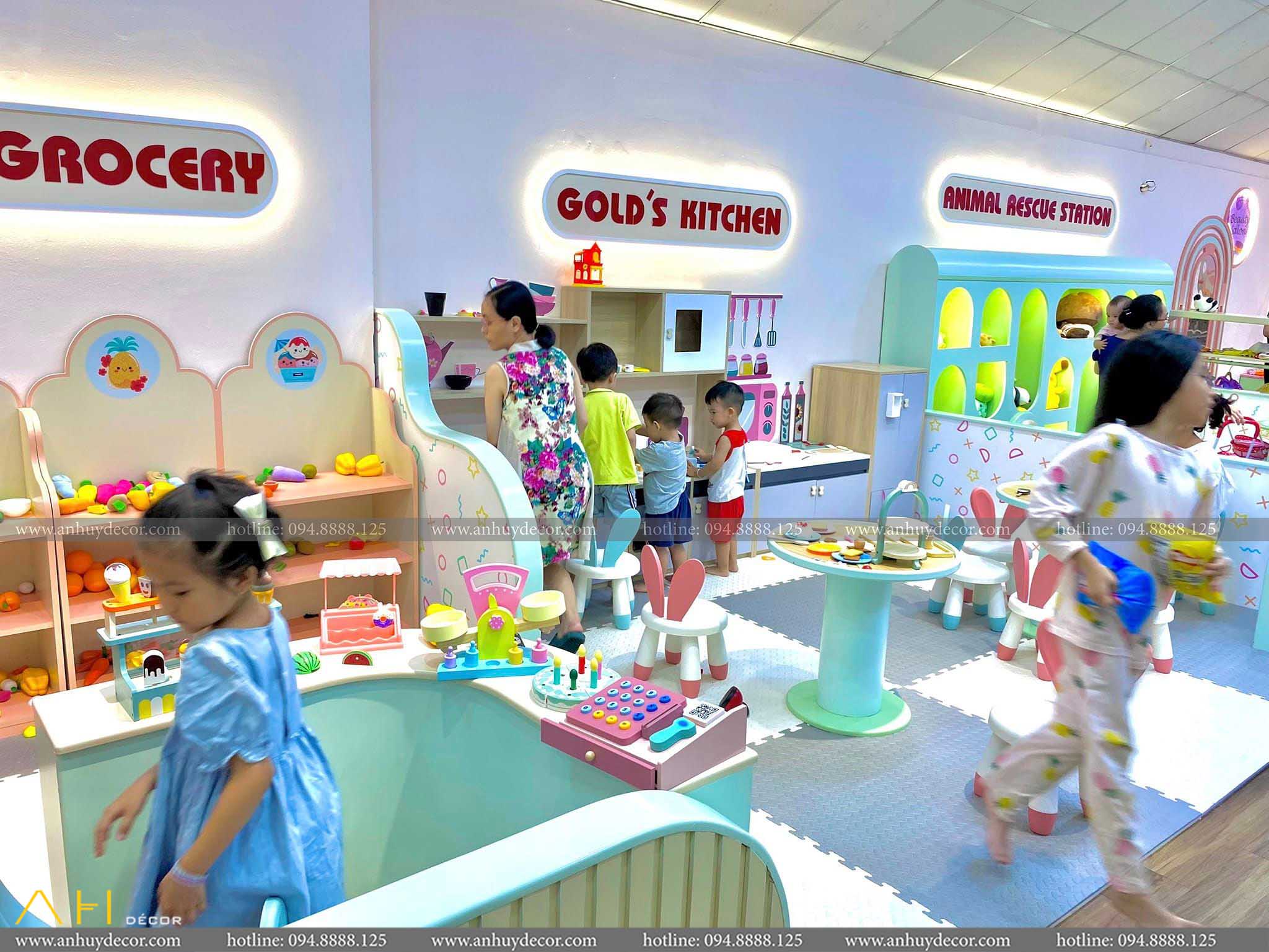 Hình ảnh thực tế Khu Vui Chơi Gold Premium Kidsplay Cafe Gò Vấp