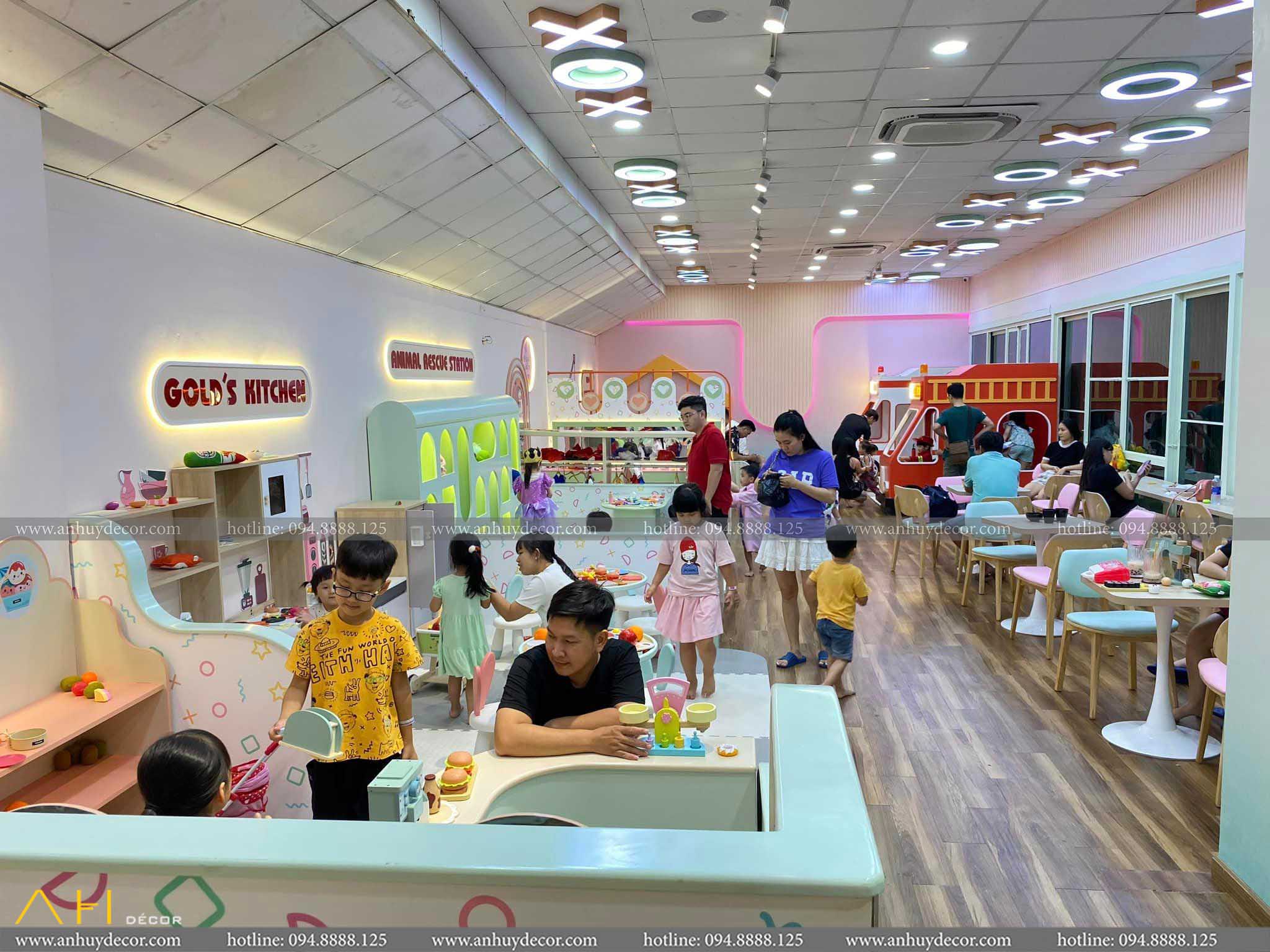 Hình ảnh thực tế Khu Vui Chơi Gold Premium Kidsplay Cafe Gò Vấp