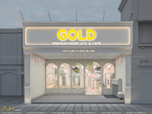 Thiết Kế Thi Công Khu Vui Chơi Gold Premium Kidsplay Cafe Gò Vấp Bởi An Huy Décor (Tầng dưới)