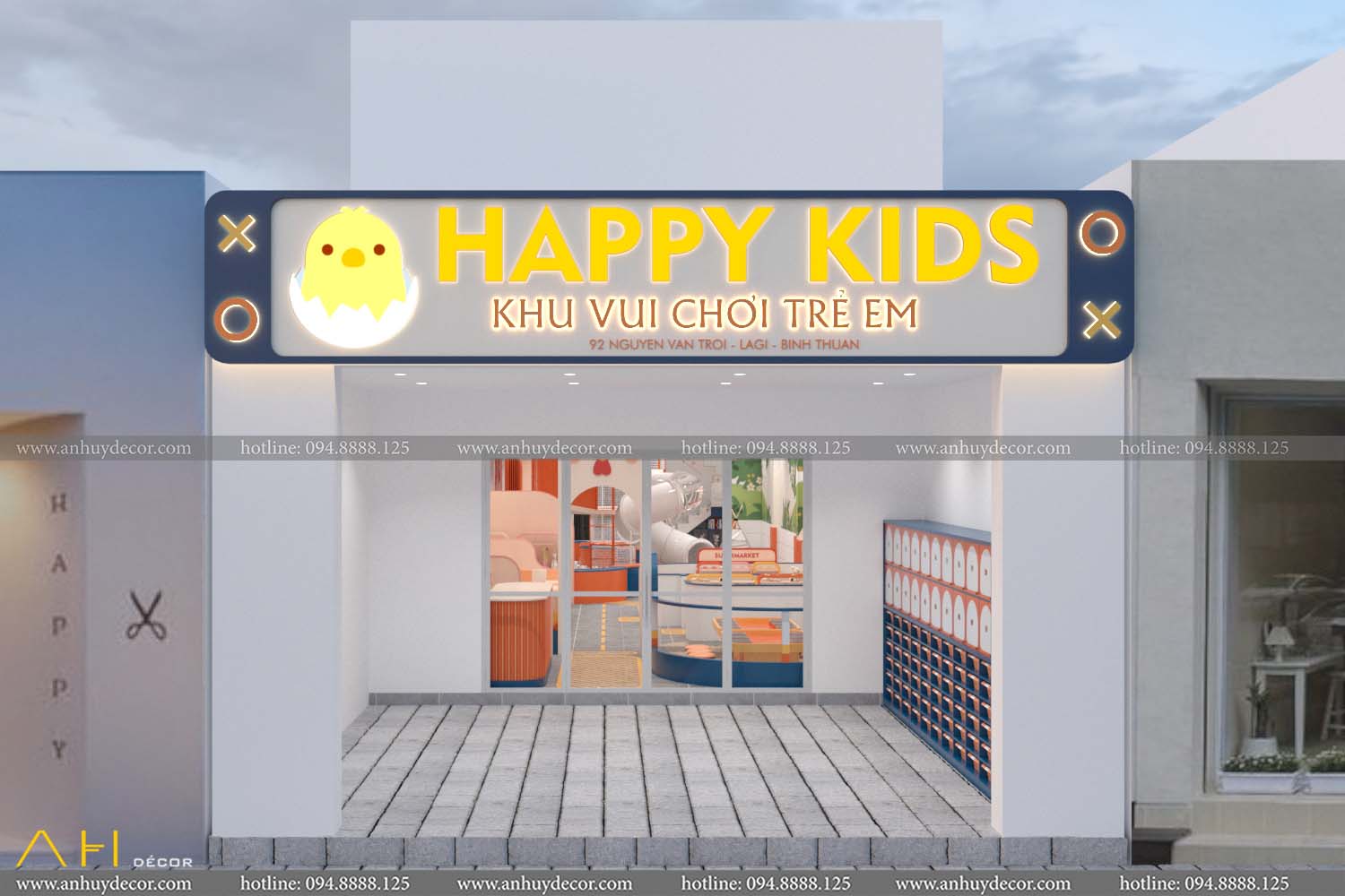 Thiết Kế Thi Công Khu Vui Chơi Happy Kid Bình Thuận Bởi An Huy Décor