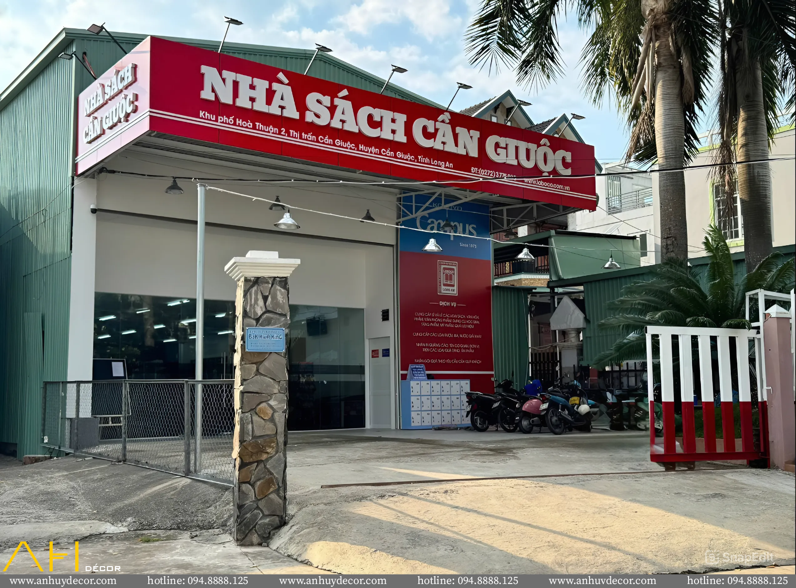 Công Trình Nhà Sách Khu Vui Chơi Cần Giuộc Bởi An Huy Décor