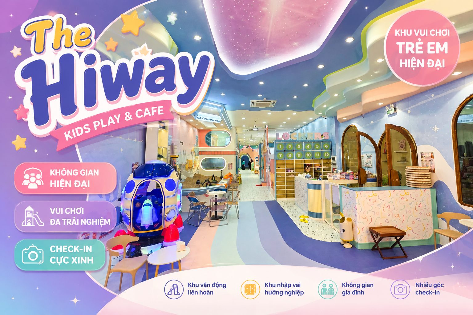 Khám Phá Khu Vui Chơi The Hiway Kids Cafe Premium Design By Anhuy Décor