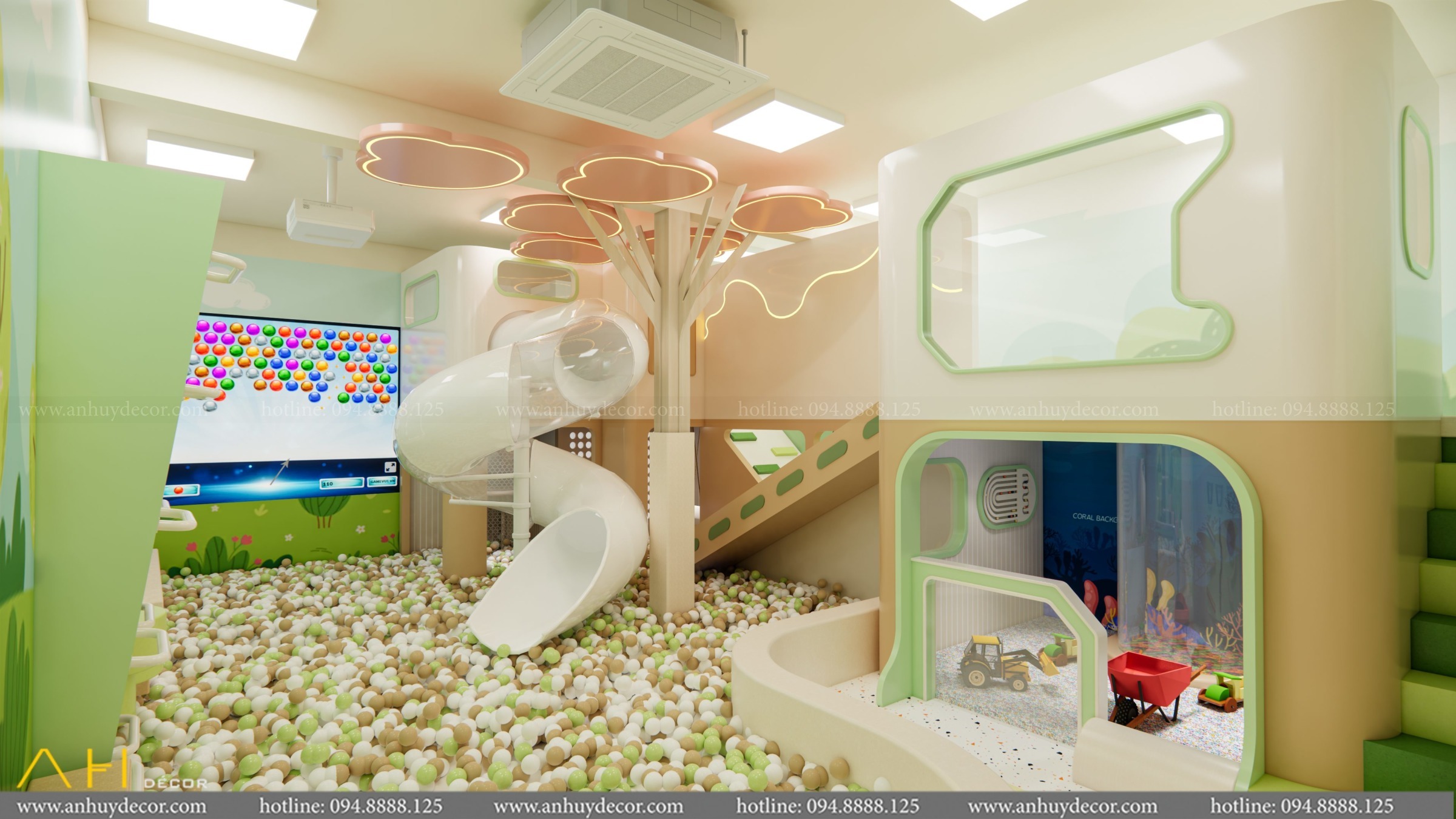 Dự Án Thiết Kế Hàni Háni Little World Kids Cafe Bởi An Huy Décor (36)